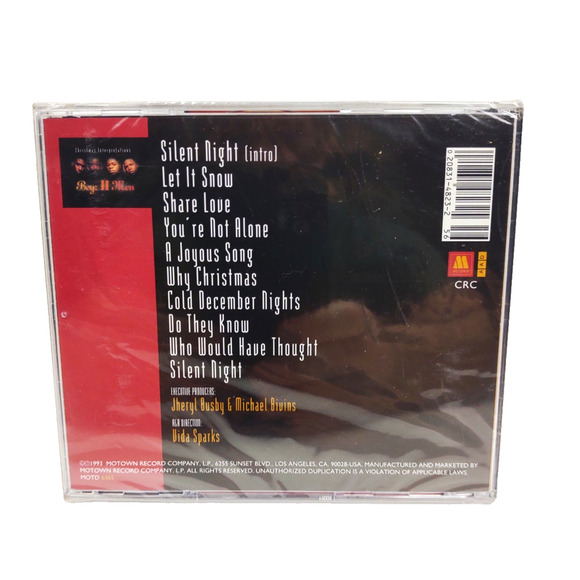 BOYZ II MEN Christmas Interpretations 1993 Music CD Sealed Motown Records VTG - Picture 2 of 5